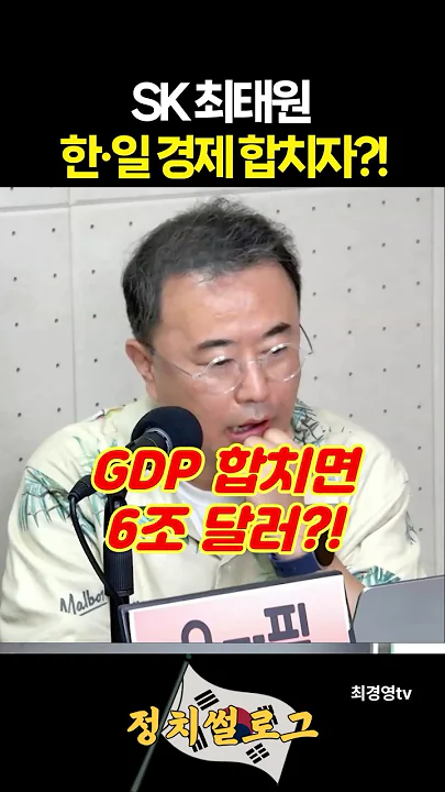 SK 최태원, 한일 경제 합치자고?!