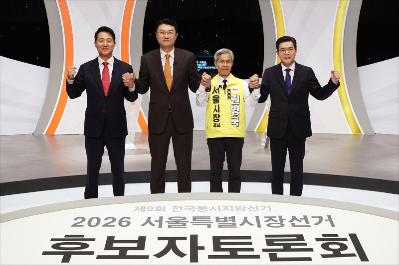 정원오 “철근누락 현장 안 가본 후보”…오세훈 “말려들지 않겠다”[서울시장 TV토론]