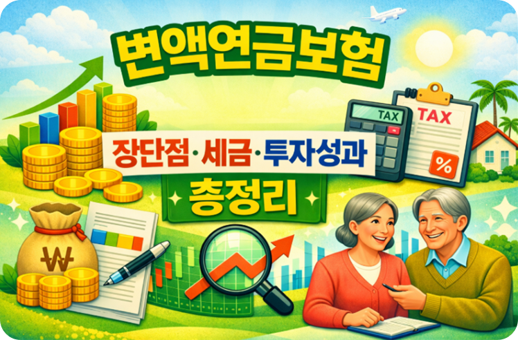 변액연금보험 가입 전 장단점·세금·투자성과 총정리