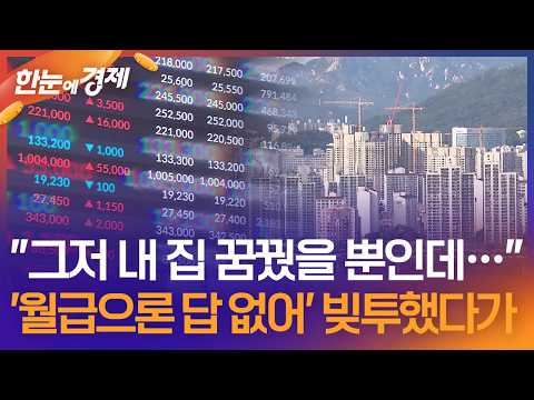 [한눈에 경제] "그저 내 집 사고 싶었을 뿐인데…" 월급으론 답 없어 빚투했다가 / KB